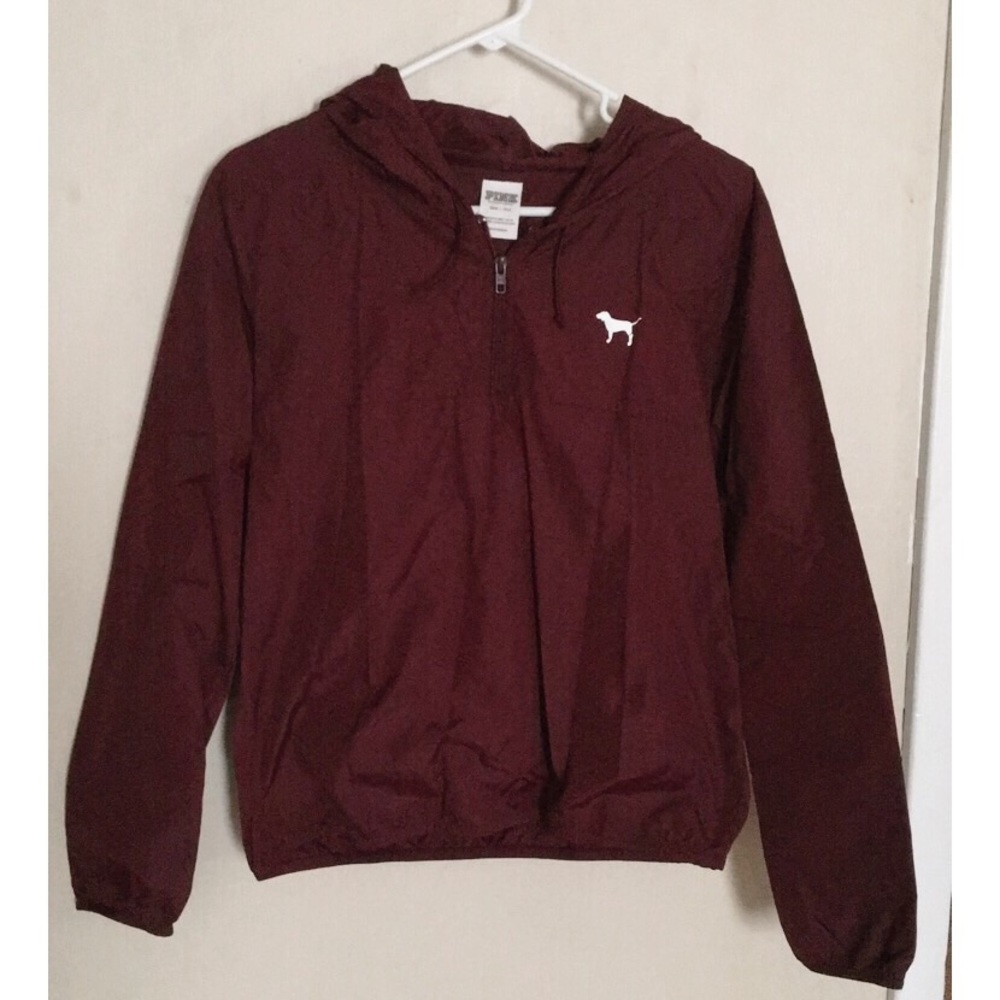 VS PINK Maroon Anorak Jacket